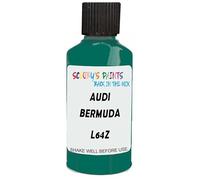 SCOOBYS PAINTS BACK IN THE MIX Touch Up Paint Compatible With Audi Bermuda Green L64Z Scratch Fix Automotive Car (30Ml)