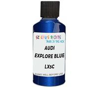 SCOOBYS PAINTS BACK IN THE MIX Touch Up Paint Compatible With Audi Explore Blue Metallic Lx5C Scratch Fix Automotive Car (30Ml)