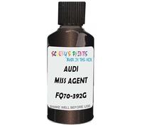 SCOOBYS PAINTS BACK IN THE MIX Touch Up Paint Compatible With Audi Miss Agent Brown Fq70-392G Scratch Fix Automotive Car (30Ml)