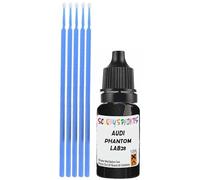 SCOOBYS PAINTS BACK IN THE MIX Touch Up Paint Compatible With Audi Phantom Black Lab28 Scratch Fix Automotive Car (10Ml)