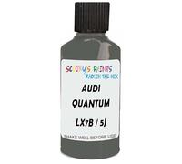 SCOOBYS PAINTS BACK IN THE MIX Touch Up Paint Compatible With Audi Quantum Grey Lx7B / 5J Scratch Fix Automotive Car (30Ml)