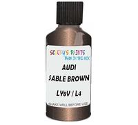 SCOOBYS PAINTS BACK IN THE MIX Touch Up Paint Compatible With Audi Sable Brown Metallic Ly8V / L4 Scratch Fix Automotive Car (30Ml)