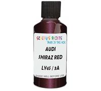 SCOOBYS PAINTS BACK IN THE MIX Touch Up Paint Compatible With Audi Shiraz Red Metallic Ly4S / 3A Scratch Fix Automotive Car (30Ml)