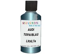 SCOOBYS PAINTS BACK IN THE MIX Touch Up Paint Compatible With Audi Topasblau Metallic Lx5U,T6 Scratch Fix Automotive Blue Car (30Ml)