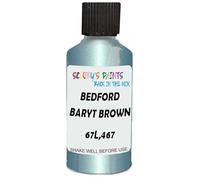 SCOOBYS PAINTS BACK IN THE MIX Touch Up Paint Compatible With Bedford Baryt Brown Metallic 67L,467 Scratch Fix Automotive White Car (30Ml)