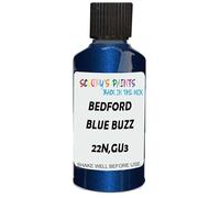 SCOOBYS PAINTS BACK IN THE MIX Touch Up Paint Compatible With Bedford Blue Buzz Mica Metallic 22N,Gu3 Scratch Fix Automotive Car (30Ml)