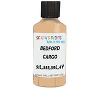 SCOOBYS PAINTS BACK IN THE MIX Touch Up Paint Compatible With Bedford Cargo Yellow 51L,555,59L,4Yw,1Yb Scratch Fix Automotive Beige Car (30Ml)