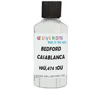 SCOOBYS PAINTS BACK IN THE MIX Touch Up Paint Compatible With Bedford Casablanca White 10U,474 1Ou Scratch Fix Automotive Car (30Ml)
