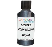 SCOOBYS PAINTS BACK IN THE MIX Touch Up Paint Compatible With Bedford Corn Yellow 88U,40A Scratch Fix Automotive Grey Car (30Ml)