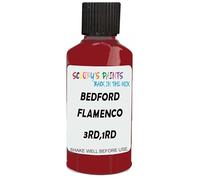 SCOOBYS PAINTS BACK IN THE MIX Touch Up Paint Compatible With Bedford Flamenco Red 3Rd,1Rd Scratch Fix Automotive Car (30Ml)