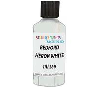 SCOOBYS PAINTS BACK IN THE MIX Touch Up Paint Compatible With Bedford Heron White 11U,389 Scratch Fix Automotive Car (30Ml)