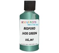 SCOOBYS PAINTS BACK IN THE MIX Touch Up Paint Compatible With Bedford Jade Green Mica 32L,387 Scratch Fix Automotive Blue Car (30Ml)