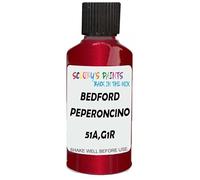 SCOOBYS PAINTS BACK IN THE MIX Touch Up Paint Compatible With Bedford Peperoncino Red Metallic 51A,G1R Scratch Fix Automotive Car (30Ml)
