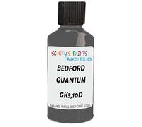 SCOOBYS PAINTS BACK IN THE MIX Touch Up Paint Compatible With Bedford Quantum Grey Metallic Gk3,10D Scratch Fix Automotive Car (30Ml)