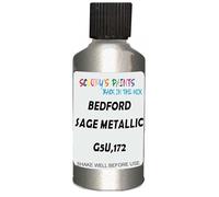 SCOOBYS PAINTS BACK IN THE MIX Touch Up Paint Compatible With Bedford Sage Metallic G5U,172 Scratch Fix Automotive Beige Car (30Ml)