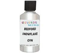 SCOOBYS PAINTS BACK IN THE MIX Touch Up Paint Compatible With Bedford Snowflake White Pearl Gyn Scratch Fix Automotive Car (30Ml)