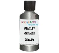 SCOOBYS PAINTS BACK IN THE MIX Touch Up Paint Compatible With Bentley Granite Metallic Lk6S,D6 Scratch Fix Automotive Grey Car (30Ml)