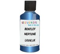 SCOOBYS PAINTS BACK IN THE MIX Touch Up Paint Compatible With Bentley Neptune Metallic Lk5W,5X Scratch Fix Automotive Blue Car (30Ml)