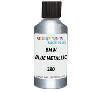 SCOOBYS PAINTS BACK IN THE MIX Touch Up Paint Compatible With Bmw Blue Metallic 280 Scratch Fix Automotive Car (30Ml)
