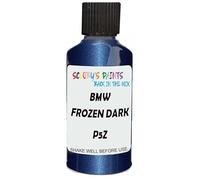 SCOOBYS PAINTS BACK IN THE MIX Touch Up Paint Compatible With Bmw Frozen Dark Blue Ii Met Matt P5Z Scratch Fix Automotive Car (30Ml)