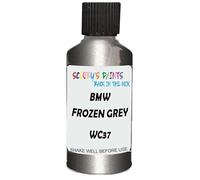 SCOOBYS PAINTS BACK IN THE MIX Touch Up Paint Compatible With Bmw Frozen Grey Ii Wc37 Scratch Fix Automotive Car (30Ml)