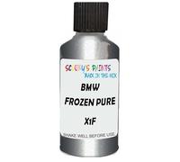 SCOOBYS PAINTS BACK IN THE MIX Touch Up Paint Compatible With Bmw Frozen Pure Grey Ii Metallic X1F Scratch Fix Automotive Car (30Ml)