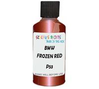 SCOOBYS PAINTS BACK IN THE MIX Touch Up Paint Compatible With Bmw Frozen Red P53 Scratch Fix Automotive Car (30Ml)