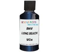 SCOOBYS PAINTS BACK IN THE MIX Touch Up Paint Compatible With Bmw Long Beach Blue Wc16 Scratch Fix Automotive Car (30Ml)