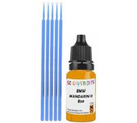 SCOOBYS PAINTS BACK IN THE MIX Touch Up Paint Compatible With Bmw Mandarin Ii B59 Scratch Fix Automotive Yellow Car (10Ml)