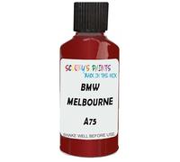 SCOOBYS PAINTS BACK IN THE MIX Touch Up Paint Compatible With Bmw Melbourne Red Metallic A75 Scratch Fix Automotive Car (30Ml)