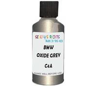 SCOOBYS PAINTS BACK IN THE MIX Touch Up Paint Compatible With Bmw Oxide Grey Metallic C4A Scratch Fix Automotive Car (30Ml)