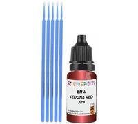 SCOOBYS PAINTS BACK IN THE MIX Touch Up Paint Compatible With Bmw Sedona Red Metallic A79 Scratch Fix Automotive Car (10Ml)