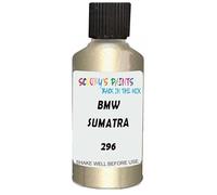 SCOOBYS PAINTS BACK IN THE MIX Touch Up Paint Compatible With Bmw Sumatra Yellow Metallic 296 Scratch Fix Automotive Car (30Ml)