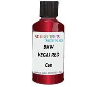 SCOOBYS PAINTS BACK IN THE MIX Touch Up Paint Compatible With Bmw Vegas Red Metallica C68 Scratch Fix Automotive Car (30Ml)