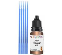 SCOOBYS PAINTS BACK IN THE MIX Touch Up Paint Compatible With Bmw Vermont Bronze Metallic C1Z Scratch Fix Automotive Gold Car (10Ml)