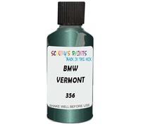SCOOBYS PAINTS BACK IN THE MIX Touch Up Paint Compatible With Bmw Vermont Green Metallic 356 Scratch Fix Automotive Car (30Ml)