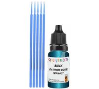 SCOOBYS PAINTS BACK IN THE MIX Touch Up Paint Compatible With Buick Fathom Blue Metallic Wa4027 Scratch Fix Automotive Car (10Ml)