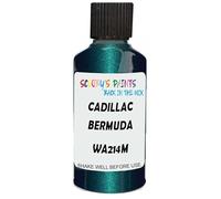 SCOOBYS PAINTS BACK IN THE MIX Touch Up Paint Compatible With Cadillac Bermuda Blue Metallic Wa214M Scratch Fix Automotive Car (30Ml)