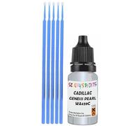 SCOOBYS PAINTS BACK IN THE MIX Touch Up Paint Compatible With Cadillac Genesis Pearl Wa459C Scratch Fix Automotive White Car (10Ml)