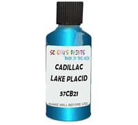 SCOOBYS PAINTS BACK IN THE MIX Touch Up Paint Compatible With Cadillac Lake Placid Blue Metallic 57Cb21 Scratch Fix Automotive Car (30Ml)