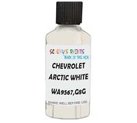 SCOOBYS PAINTS BACK IN THE MIX Touch Up Paint Compatible With Chevrolet Arctic White Wa9567,G8G Scratch Fix Automotive Car (30Ml)