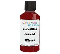 SCOOBYS PAINTS BACK IN THE MIX Touch Up Paint Compatible With Chevrolet Carmine Wa8065 Scratch Fix Automotive Red Car (30Ml)