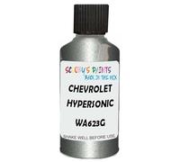 SCOOBYS PAINTS BACK IN THE MIX Touch Up Paint Compatible With Chevrolet Hypersonic Gray Metallic Wa623G Scratch Fix Automotive Silver Car (30Ml)