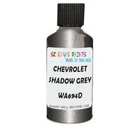 SCOOBYS PAINTS BACK IN THE MIX Touch Up Paint Compatible With Chevrolet Shadow Grey Metallic Wa694D Scratch Fix Automotive Car (30Ml)