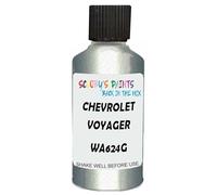 SCOOBYS PAINTS BACK IN THE MIX Touch Up Paint Compatible With Chevrolet Voyager Metallic Wa624G Scratch Fix Automotive Silver Car (30Ml)