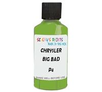 SCOOBYS PAINTS BACK IN THE MIX Touch Up Paint Compatible With Chrysler Big Bad Green P4 Scratch Fix Automotive Car (30Ml)