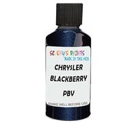 SCOOBYS PAINTS BACK IN THE MIX Touch Up Paint Compatible With Chrysler Blackberry Pbv Scratch Fix Automotive Blue Car (30Ml)