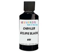 SCOOBYS PAINTS BACK IN THE MIX Touch Up Paint Compatible With Chrysler Eclipse Black 601 Scratch Fix Automotive Car (30Ml)