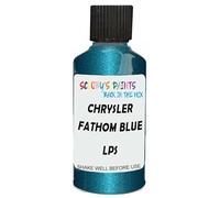 SCOOBYS PAINTS BACK IN THE MIX Touch Up Paint Compatible With Chrysler Fathom Blue Pearl Lps Scratch Fix Automotive Car (30Ml)