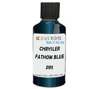 SCOOBYS PAINTS BACK IN THE MIX Touch Up Paint Compatible With Chrysler Fathom Blue Pearl Pps Scratch Fix Automotive Car (30Ml)